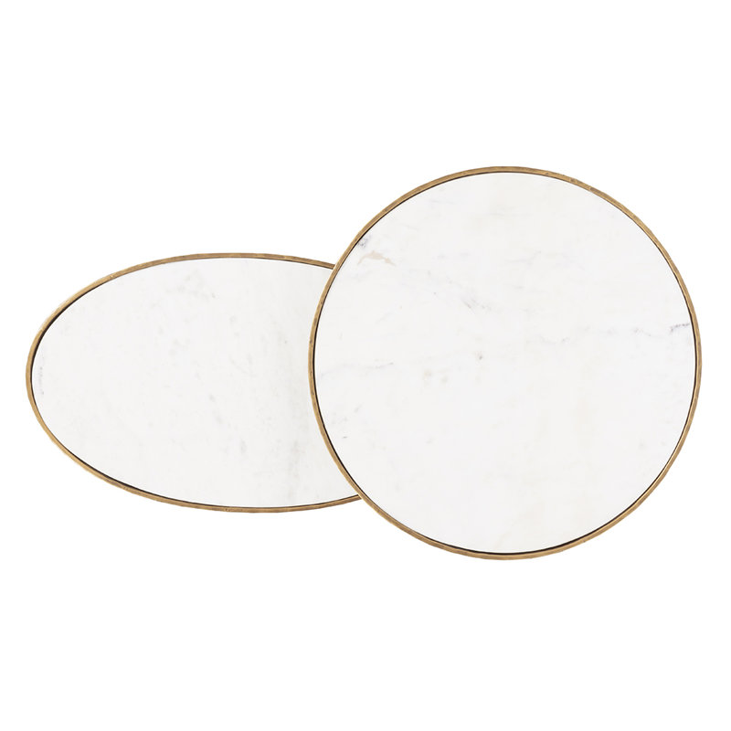 Veneto Marble Nesting End Table