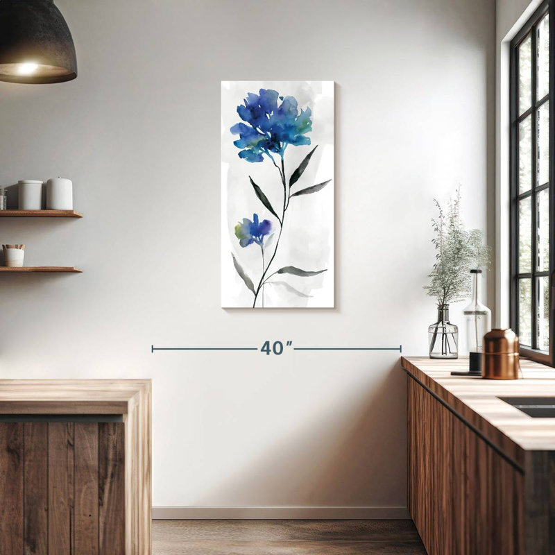 Beautiful Blue II, H 36 po x l 18 po
