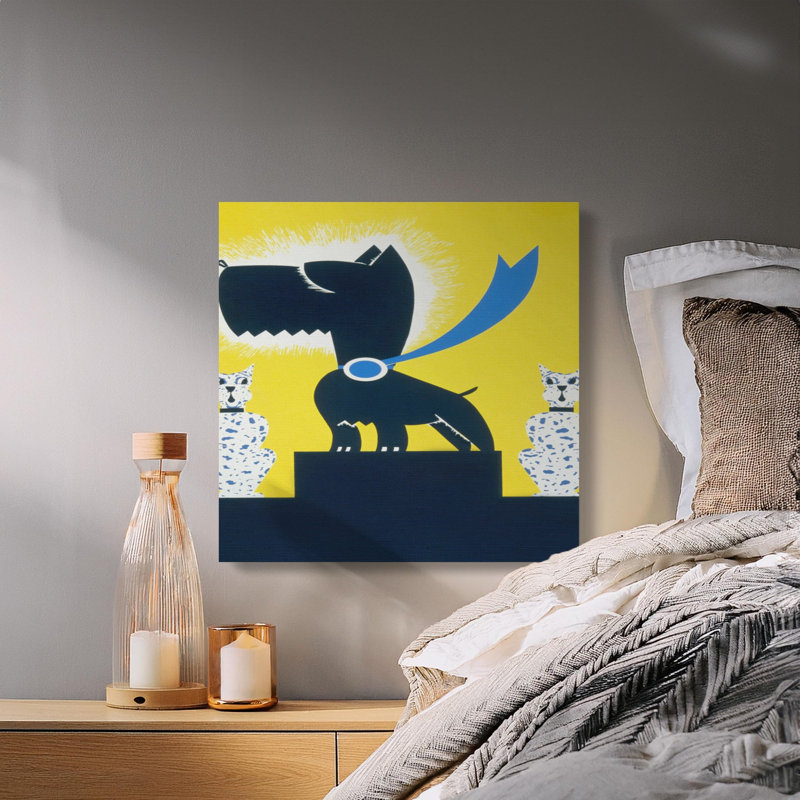 Ripon 1 Piece Wrapped Canvas Wall Art Set, 24x24