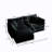2 Seater Sofa with Ottoman