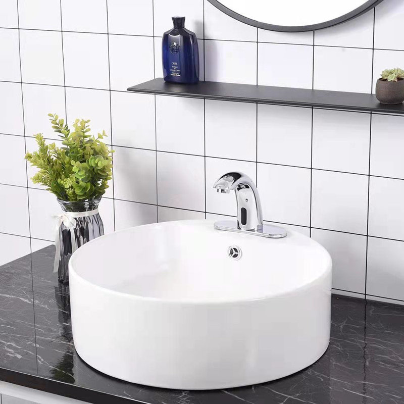 Ener-J Touchless Waterfall Basin Mixer Tap 60cm Pull Out Hose Stainless Steel