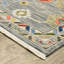 Anneli Vintage Oriental Grey/ Multi Area Rug-1199582518