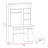 2-Drawer 7-Shelf Computer Desk With Hutch-420525789
