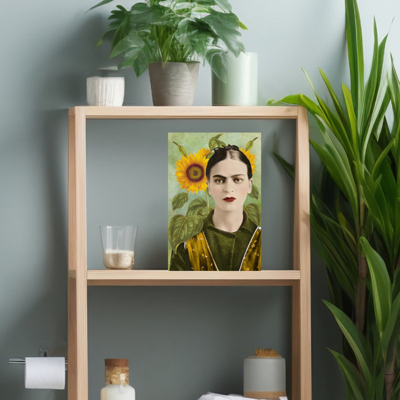 Art mural Frida - The Sunflower Edition, H 18 po x l 12 po