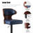 Olivetti Modern Swivel Bar Stools with Backrest – Pet-Friendly PU Leather Seat & Curved Walnut Wood, Height Adjustable Counter Chairs with Footrest and Matte Black Base for Kitchen Island or Home Bar-1709579043-1695343237-1695343232