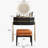 Makeup Vanity Set Glass Top