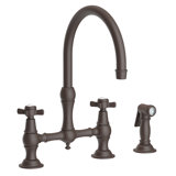 Fairfield Kitchen Bridge Faucet with Side Spray