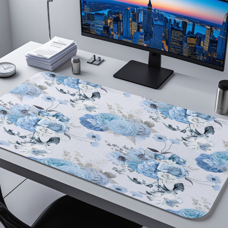 Polyester Desk Pad, 31.5x15.5