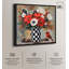 Art floral sur toile damier -1968481831-1968481868