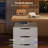 Electric Standing Desk With 6 Drawers, 55" Adjustable Stand Up Desk With Storage-990845642