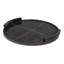 Forte Leather Tray Round Large (Black)-1910983980-1910983982