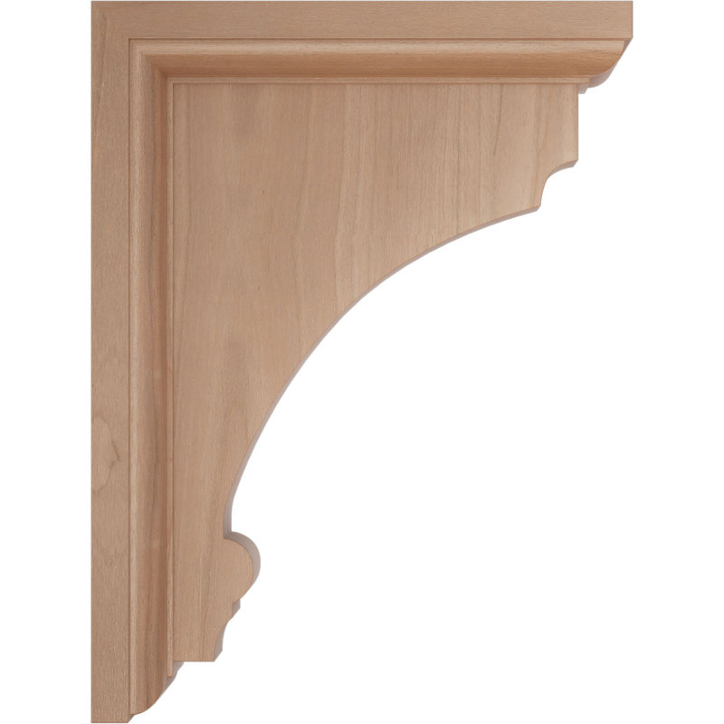 Support en bois Thompson, Cerisier, H 8 po x l 2,5 po x P 6 po