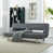 Similicuir gris est en rupture de stock