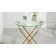 Jefre Tempered Glass Top End Table