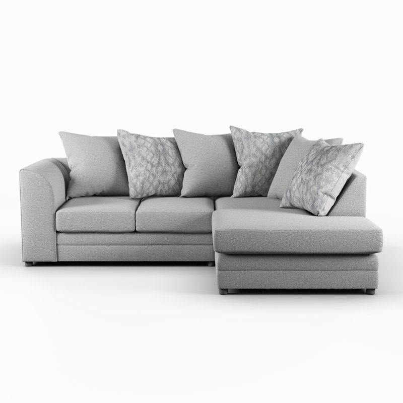 Ellaria Missy Corner Sofa, Right Hand Facing, Grey