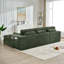 Canapé modulaire en tissu chenille peu encombrant, design moderne pour le salon