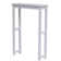 Dorset 27 in. D x 9 in. D White Wood Toilet Base Cabinet with 23 in. W x 34 in. H x 7 7/8 in. D Storage Compartment, Clean Lines & Non-Abrasive Cleaning for Organizational & Decorative Appeal