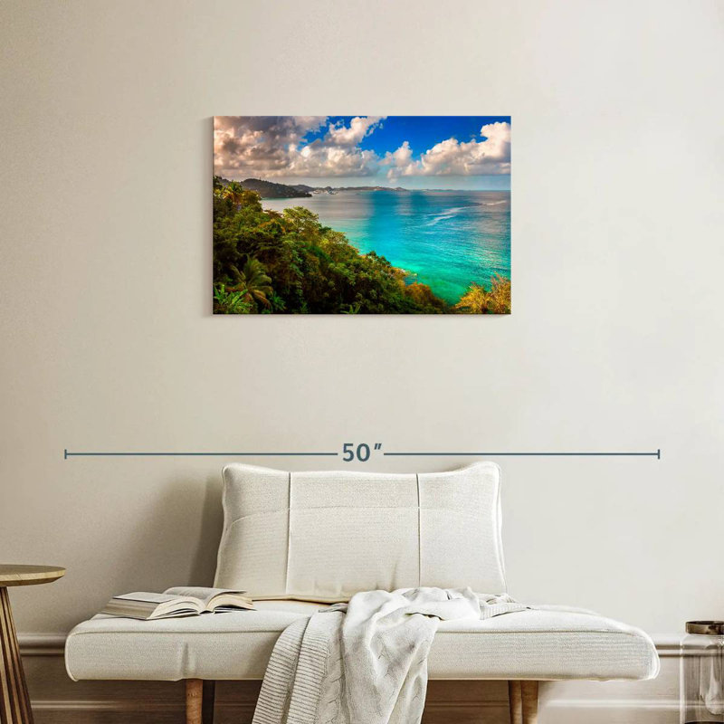 Gillard Grenada Island Bay, H 20 po x l 30 po