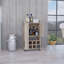 Chariot-bar Fargo avec armoire, 6 porte-bouteilles et roulettes intégrés-1652908488