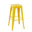 Ensemble de 4 tabourets de bar en métal sans dossier avec assemblage sans outil et conception peu encombrante-732023521-732023547-732023548