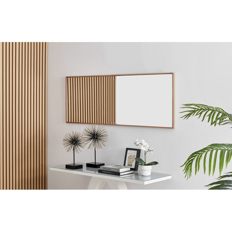 Miroir mural Alcantera, 47,2 po x 31,5 po, Cuivre