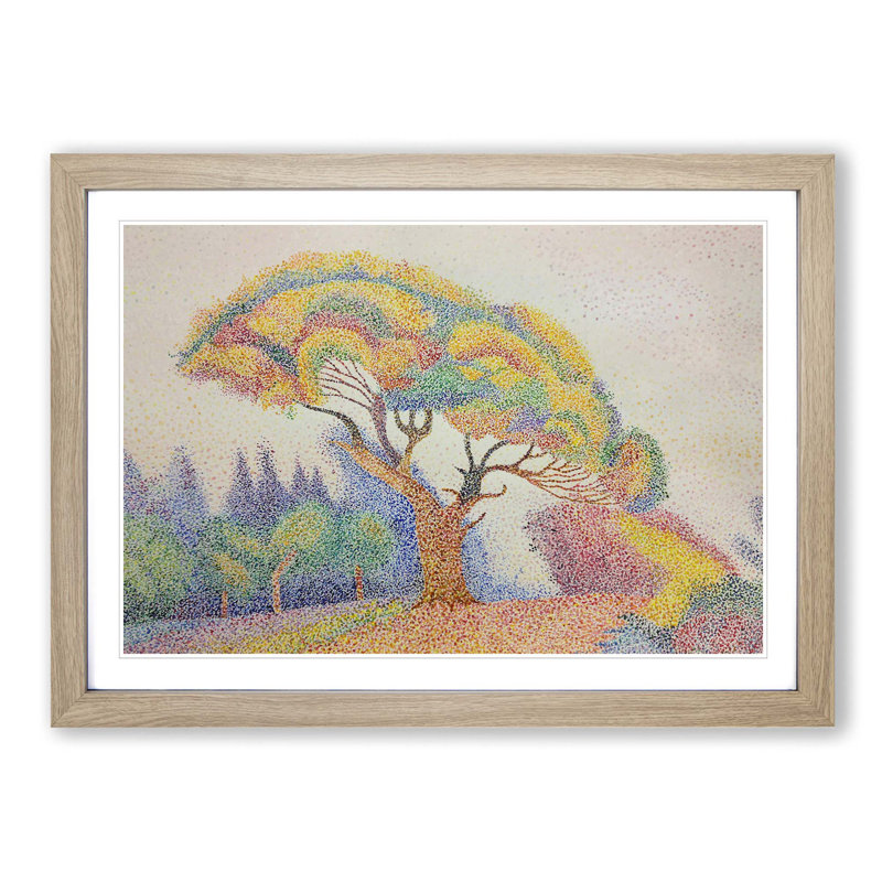 Paul Signac - Single Picture Frame Painting, Oak
