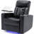 Premium Power Recliner With Storage Arms, Cupholders, Swivel Tray Table And Cell Phone Stand,Black