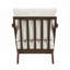 Chaise d'appoint de style moderne avec structure en bois d'hévéa massif et revêtement en chenille confortable pour le salon-1448012036-1448012042