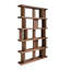 120 cm H x 23 cm W Solid Wood Etagere Bookcase