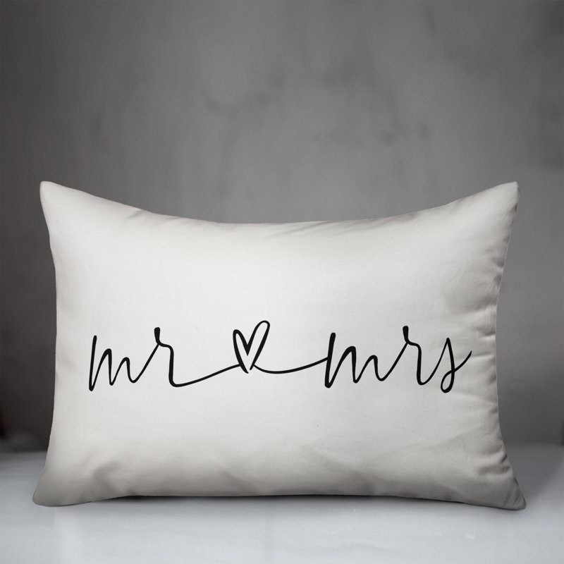Coussin Mr et Mme, Polyester / Bourre en polyester