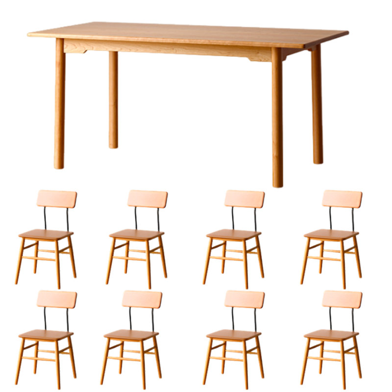 Ensemble de table de salle à manger Minimalist, H 29,53 po x L 70,87 po x l 31,5 po