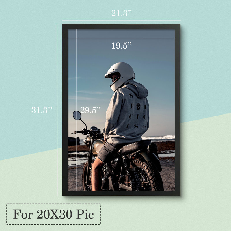 Matte Picture Frame, 20'' x 30'', Black