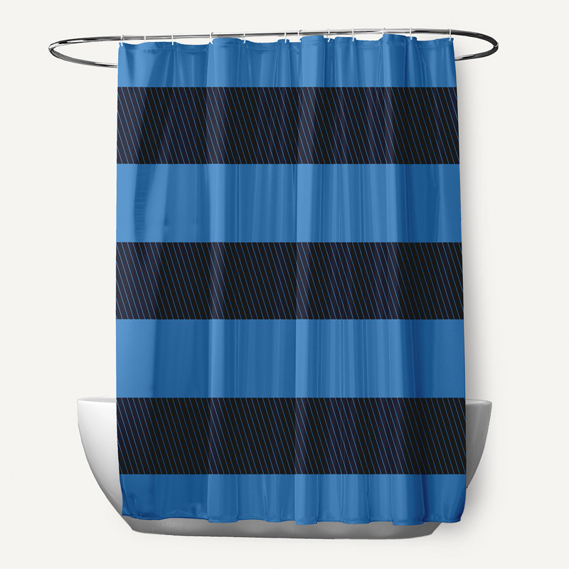 Rideau de douche Lumri, Bleu