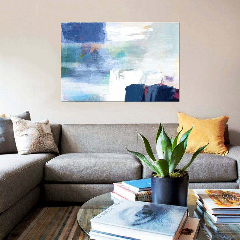 « invisible i », reproduction de peinture à l’acrylique sur toile tendue, H 40 po x l 60 po x P 1,5 po, Toile tendue