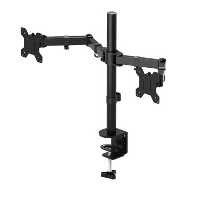 Monitor Swivel Universal Desktop Mount for 13"-27" Flat Panel Screen