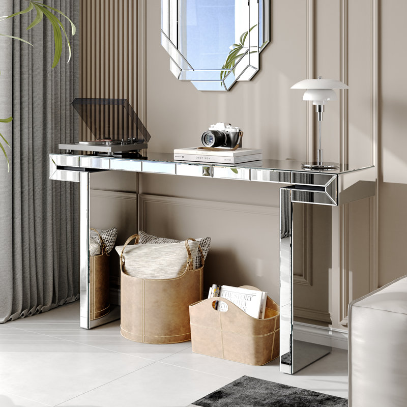 Console de luxe, canapé d'entrée, style luxueux