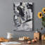 Mélange noir et blanc IV - imprimé-351793904
