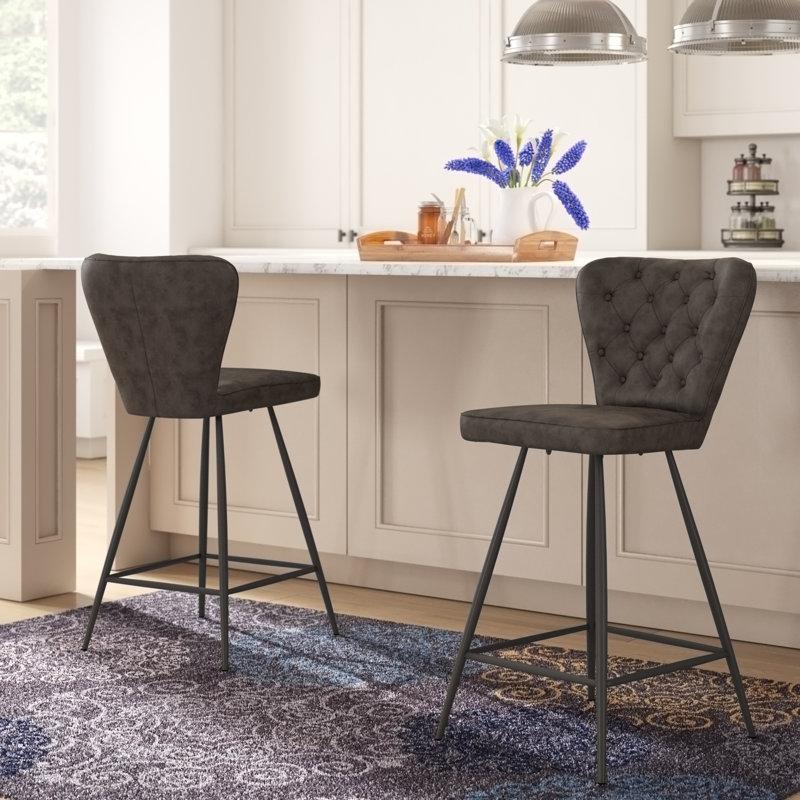 Tabouret de bar Rickman, Tabouret de comptoir (hauteur de l'assise 25,98 po