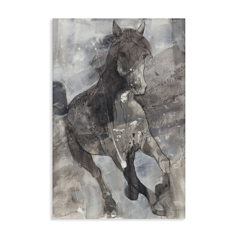 Art mural sur toile Free Spirit Stallion par Albena Hristova, H 36 po x l 24 po