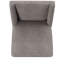 Chaise d'appoint en lin gris Reber