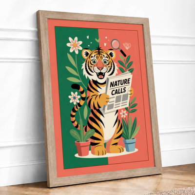 Nature Calls Modern - Framed Print