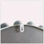 Miroir mural en métal avec détails perlés-1025554951-1025554944