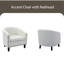 Fauteuil demi-tonneau en cuir Vegan-89193165