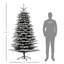 Christmas Tree With 400 And 47.2" Diameter For Luxurious Decoration 13" Width Led Lights Compact Storage