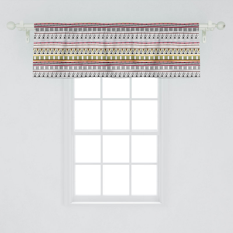 Multicolore cantonnière Ambesonne