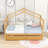 Henjes Twin 2 Drawers Wood House Bed-679024060