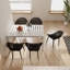Ensemble de 2 chaises longues modernes - Plastique PP intérieur / extérieur toutes saisons, léger pour patio, plage, salon-1926139521