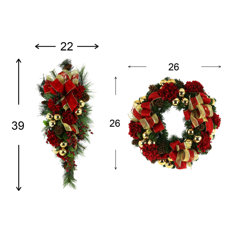 Tisa 26'' Polysilk Wreath