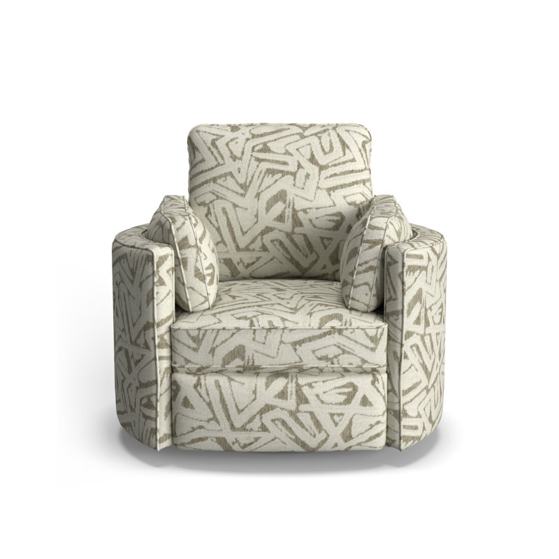 Fauteuil inclinable Vedika, Impression sur toile Creed, Manuel
