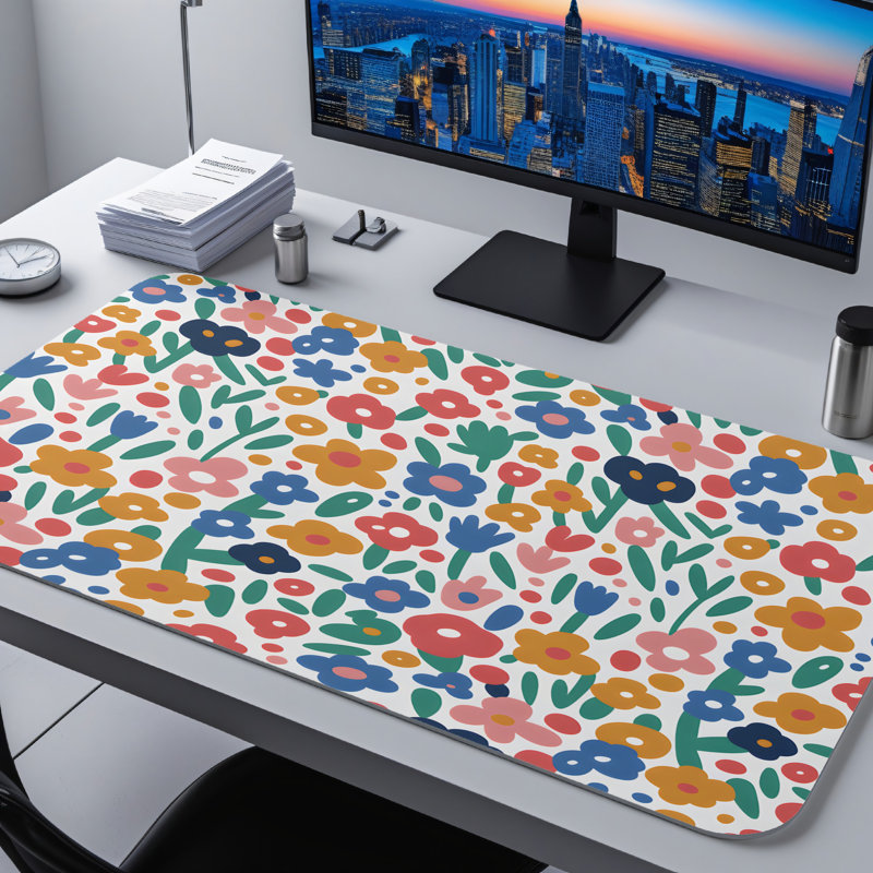 Polyester Desk Pad, 31.5x15.5